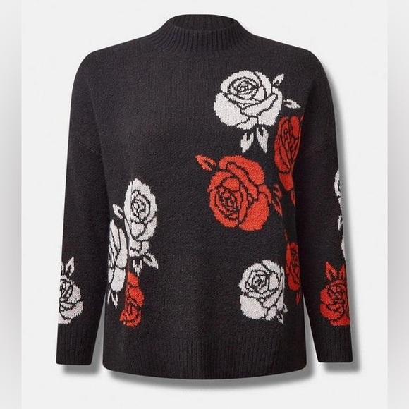 Torrid Vegan Cashmere Pullover Turtleneck Sweater NWT - Picture 5 of 7